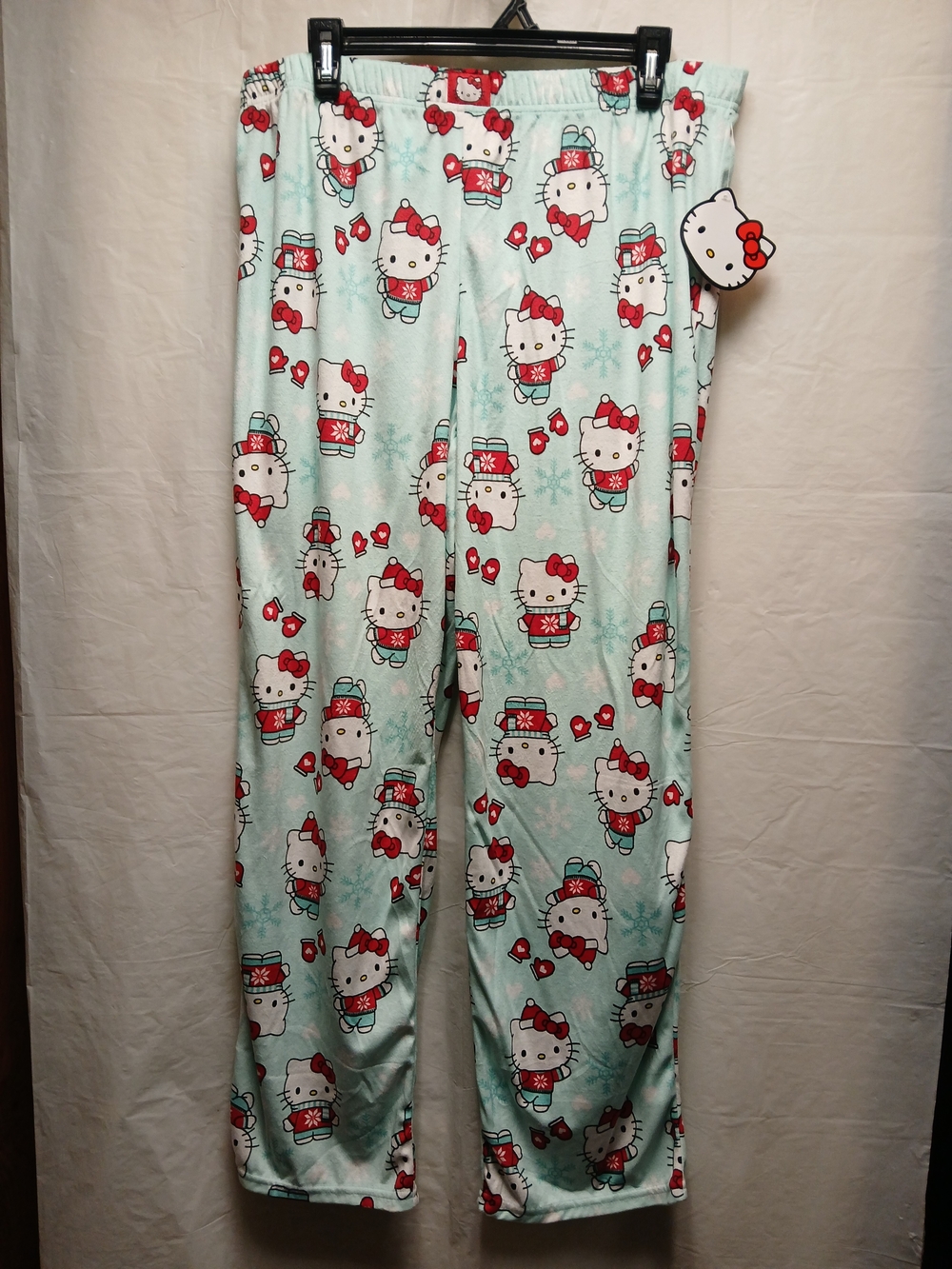 Hello Kitty Mint Green Women's One-Piece Pajama Pants